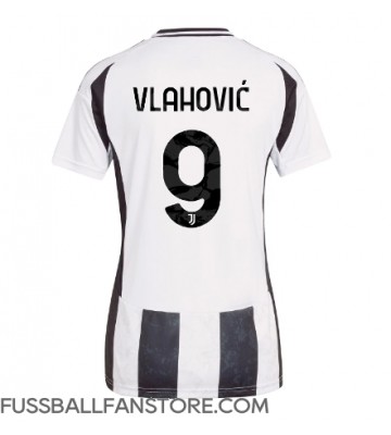 Juventus Dusan Vlahovic #9 Replik Heimtrikot Damen 2024-25 Kurzarm